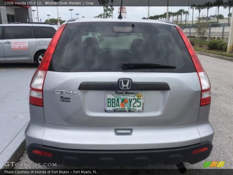 Whistler Silver Metallic / Gray 2008 Honda CR-V LX