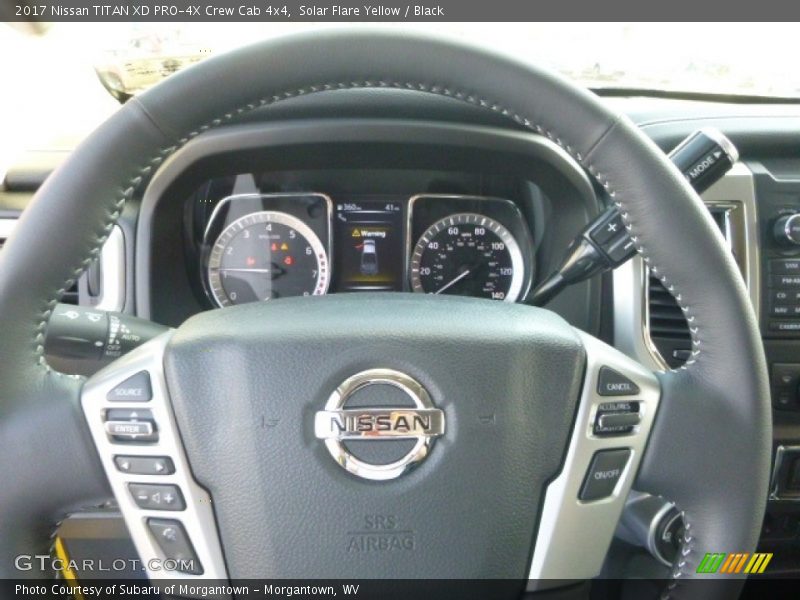 Solar Flare Yellow / Black 2017 Nissan TITAN XD PRO-4X Crew Cab 4x4