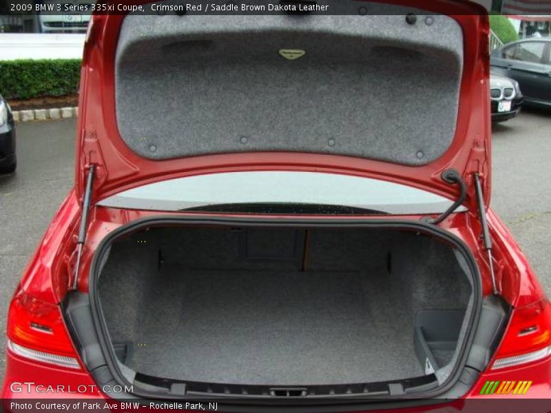 Crimson Red / Saddle Brown Dakota Leather 2009 BMW 3 Series 335xi Coupe
