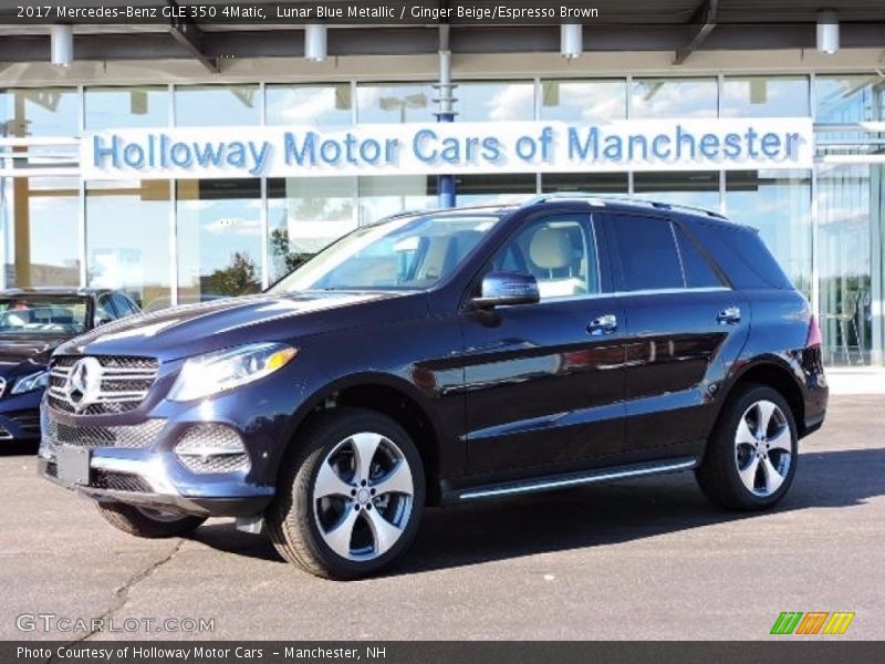 Lunar Blue Metallic / Ginger Beige/Espresso Brown 2017 Mercedes-Benz GLE 350 4Matic