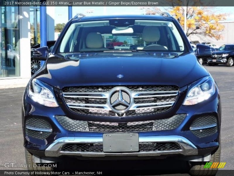 Lunar Blue Metallic / Ginger Beige/Espresso Brown 2017 Mercedes-Benz GLE 350 4Matic