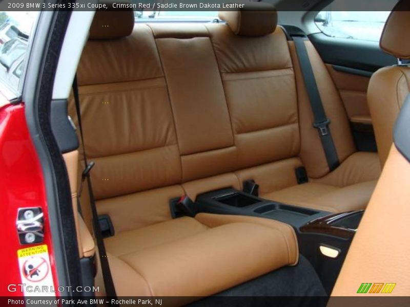 Crimson Red / Saddle Brown Dakota Leather 2009 BMW 3 Series 335xi Coupe