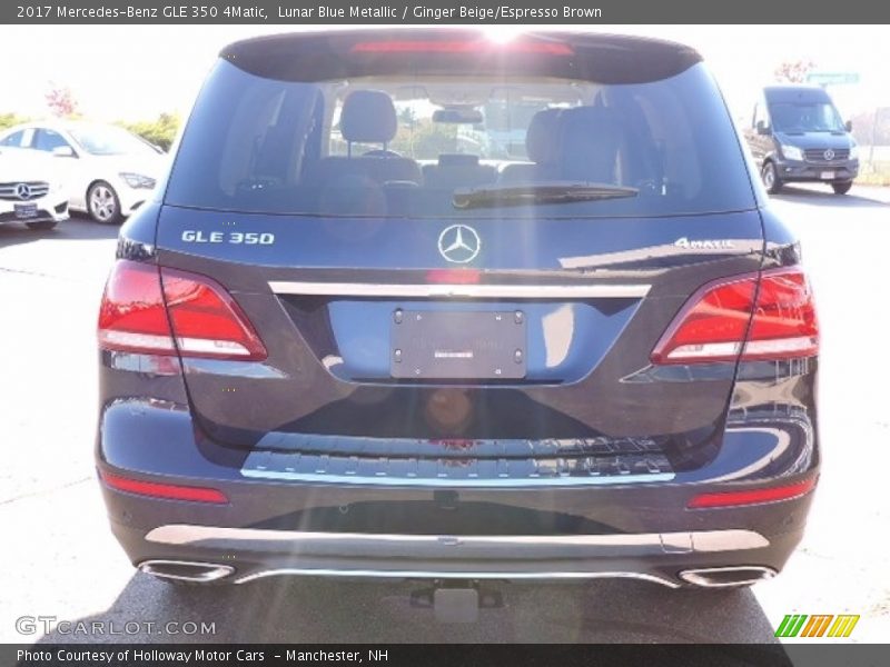 Lunar Blue Metallic / Ginger Beige/Espresso Brown 2017 Mercedes-Benz GLE 350 4Matic