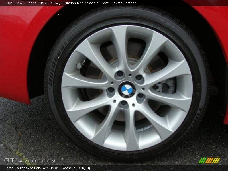 Crimson Red / Saddle Brown Dakota Leather 2009 BMW 3 Series 335xi Coupe