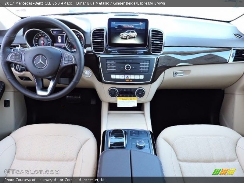 Lunar Blue Metallic / Ginger Beige/Espresso Brown 2017 Mercedes-Benz GLE 350 4Matic
