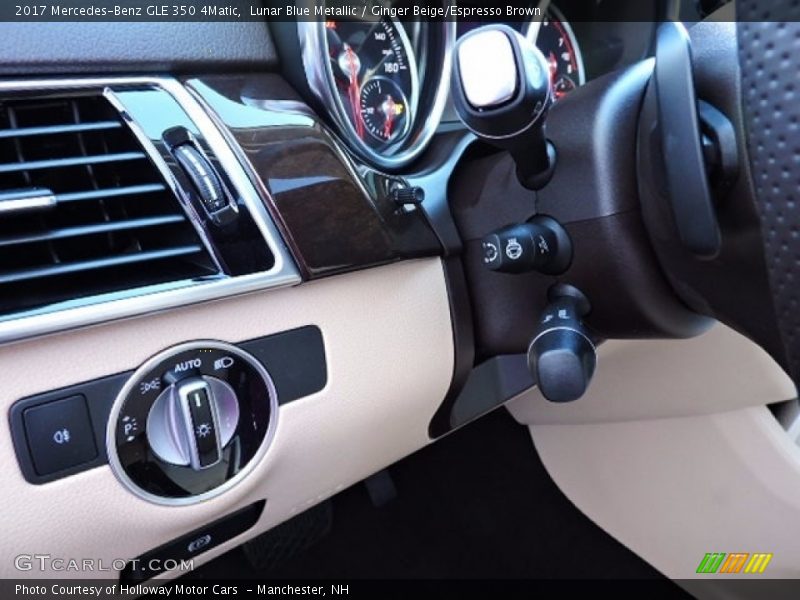 Lunar Blue Metallic / Ginger Beige/Espresso Brown 2017 Mercedes-Benz GLE 350 4Matic