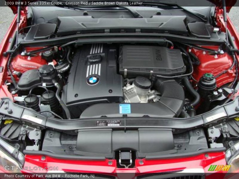 Crimson Red / Saddle Brown Dakota Leather 2009 BMW 3 Series 335xi Coupe