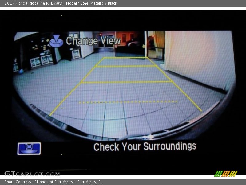 Modern Steel Metallic / Black 2017 Honda Ridgeline RTL AWD