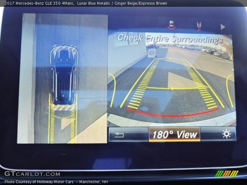 Lunar Blue Metallic / Ginger Beige/Espresso Brown 2017 Mercedes-Benz GLE 350 4Matic