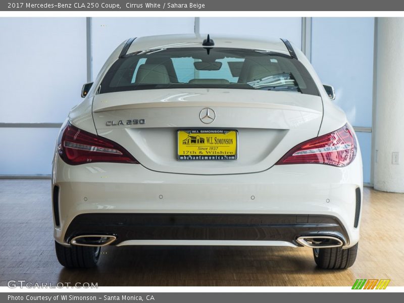 Cirrus White / Sahara Beige 2017 Mercedes-Benz CLA 250 Coupe