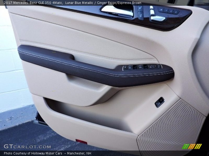 Lunar Blue Metallic / Ginger Beige/Espresso Brown 2017 Mercedes-Benz GLE 350 4Matic