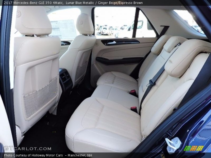 Lunar Blue Metallic / Ginger Beige/Espresso Brown 2017 Mercedes-Benz GLE 350 4Matic