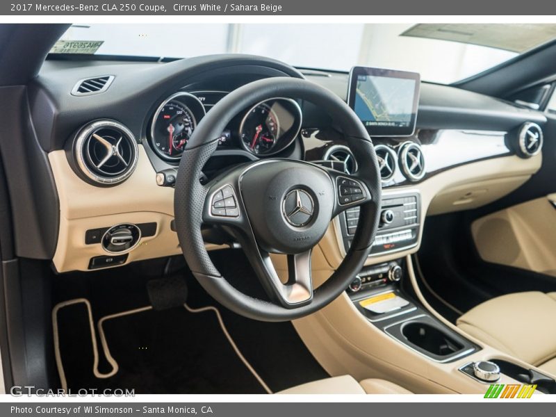 Cirrus White / Sahara Beige 2017 Mercedes-Benz CLA 250 Coupe