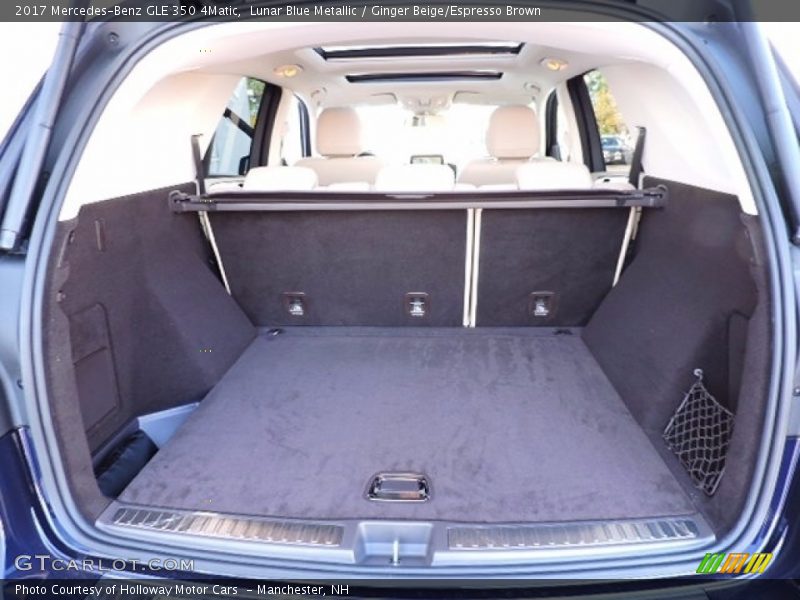 Lunar Blue Metallic / Ginger Beige/Espresso Brown 2017 Mercedes-Benz GLE 350 4Matic