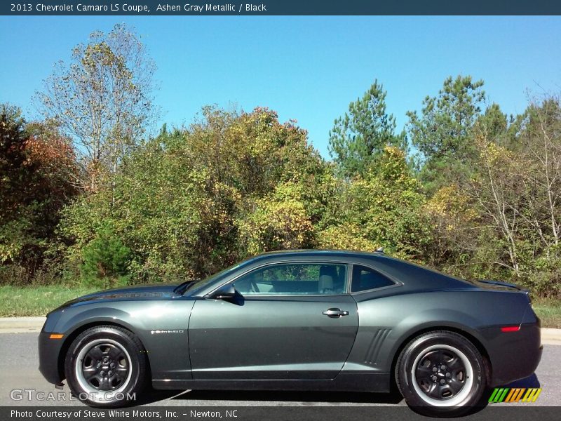 Ashen Gray Metallic / Black 2013 Chevrolet Camaro LS Coupe