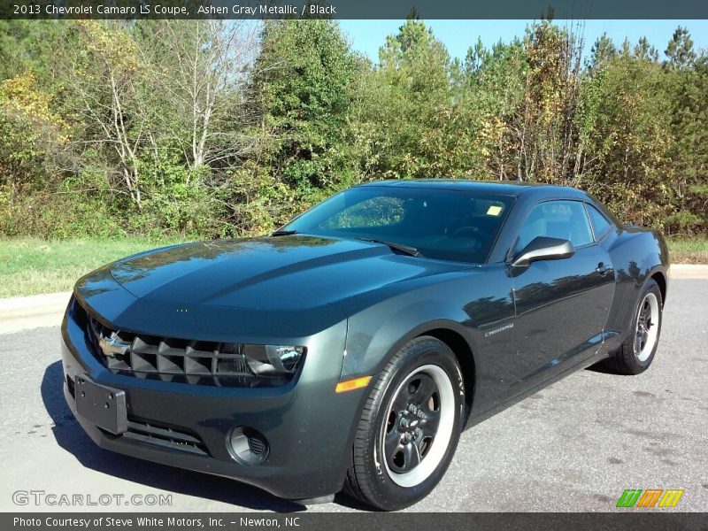 Ashen Gray Metallic / Black 2013 Chevrolet Camaro LS Coupe
