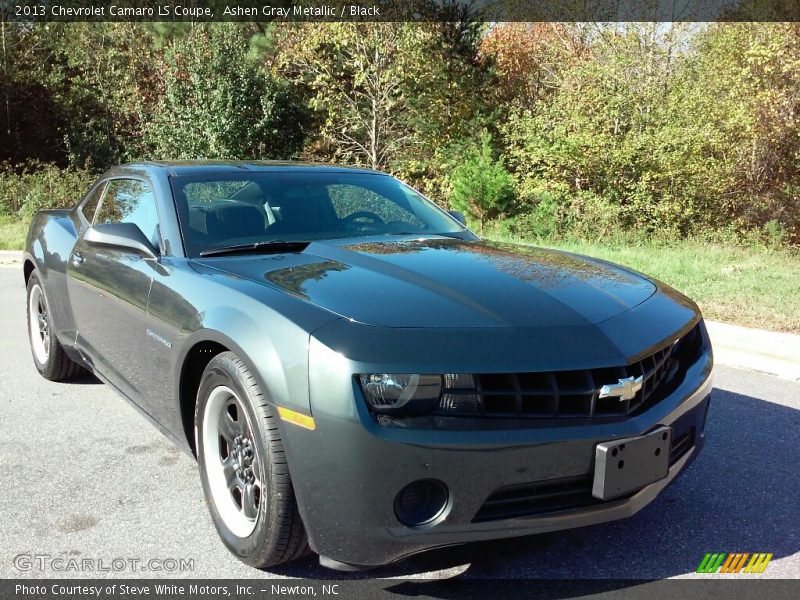 Ashen Gray Metallic / Black 2013 Chevrolet Camaro LS Coupe