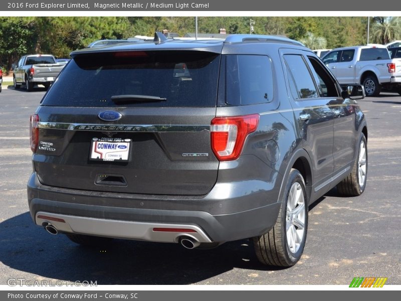Magnetic Metallic / Medium Light Camel 2016 Ford Explorer Limited
