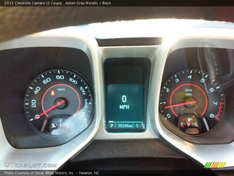 Ashen Gray Metallic / Black 2013 Chevrolet Camaro LS Coupe