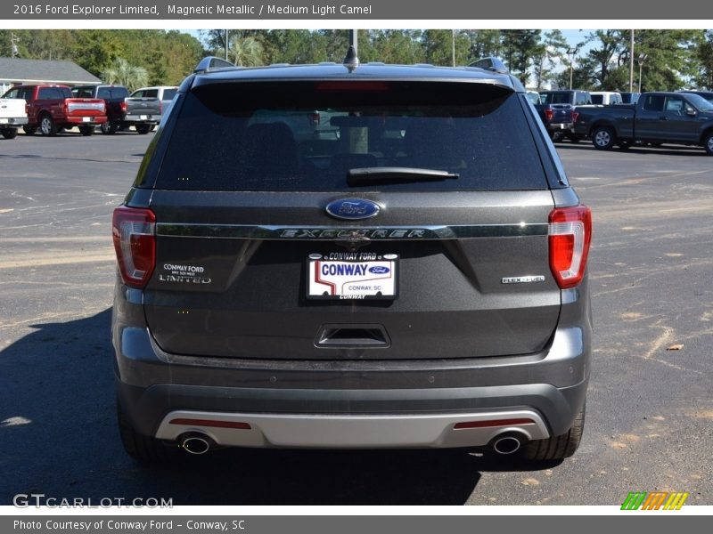 Magnetic Metallic / Medium Light Camel 2016 Ford Explorer Limited