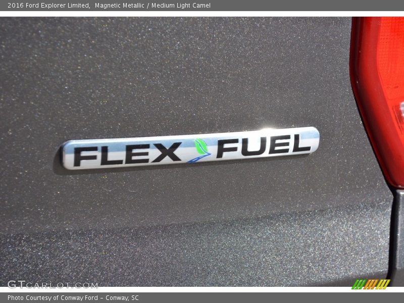 Magnetic Metallic / Medium Light Camel 2016 Ford Explorer Limited