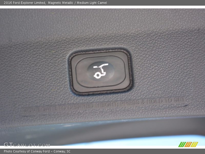 Magnetic Metallic / Medium Light Camel 2016 Ford Explorer Limited