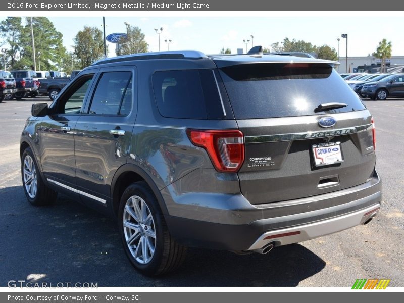 Magnetic Metallic / Medium Light Camel 2016 Ford Explorer Limited