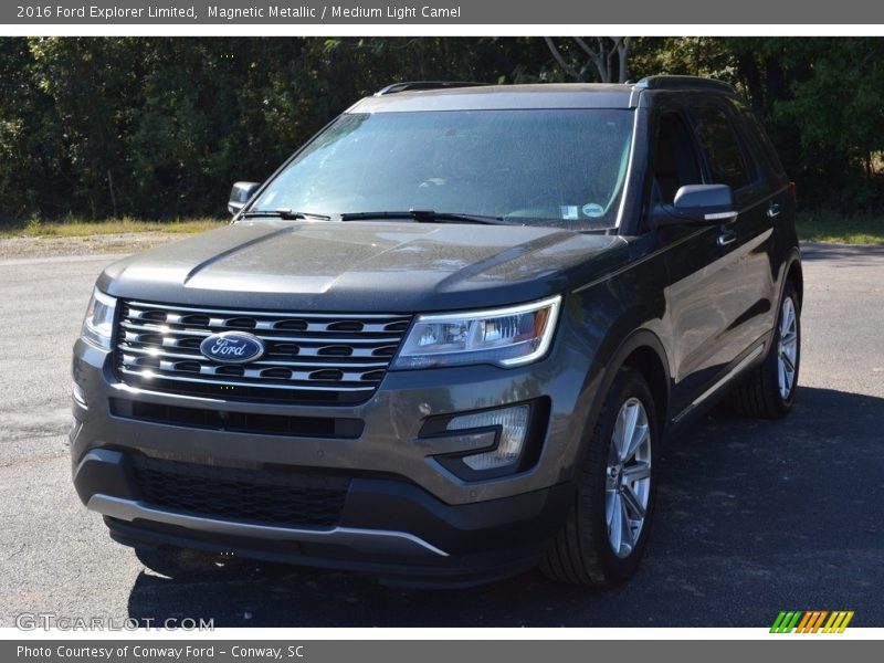 Magnetic Metallic / Medium Light Camel 2016 Ford Explorer Limited