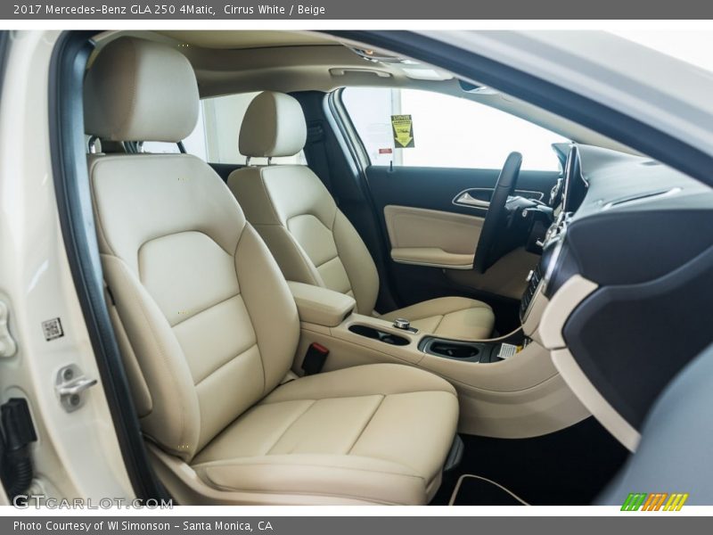 Cirrus White / Beige 2017 Mercedes-Benz GLA 250 4Matic