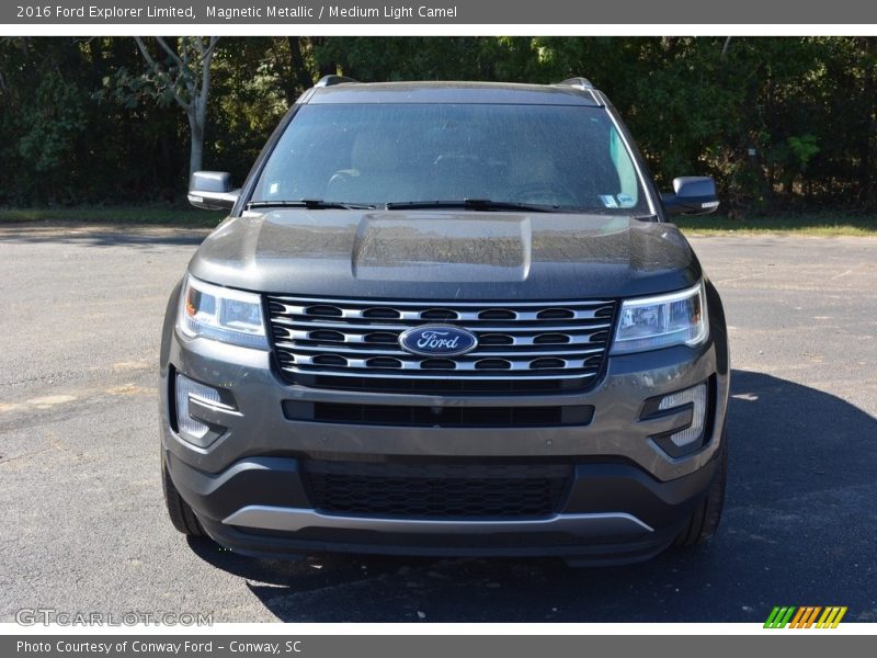 Magnetic Metallic / Medium Light Camel 2016 Ford Explorer Limited