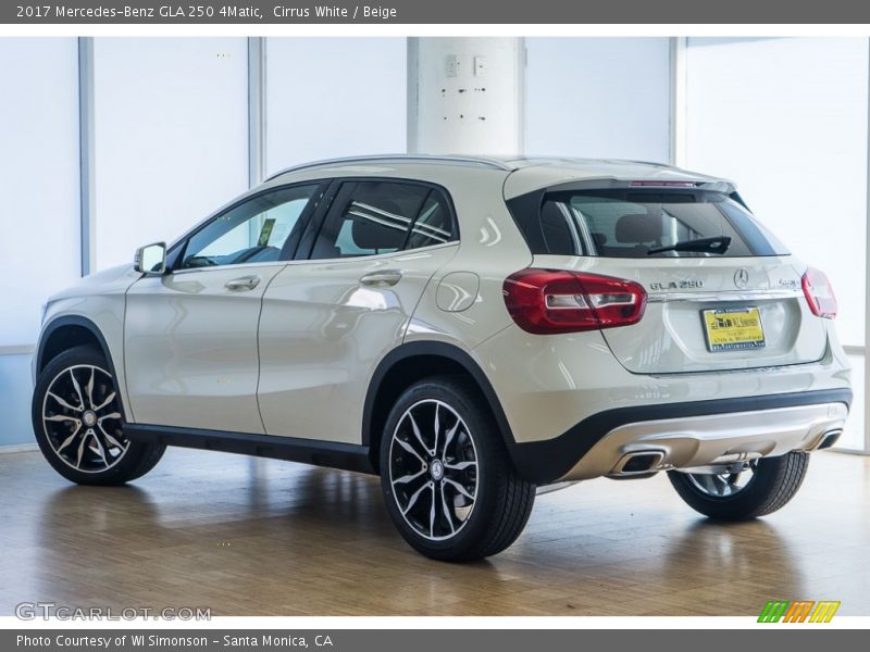 Cirrus White / Beige 2017 Mercedes-Benz GLA 250 4Matic