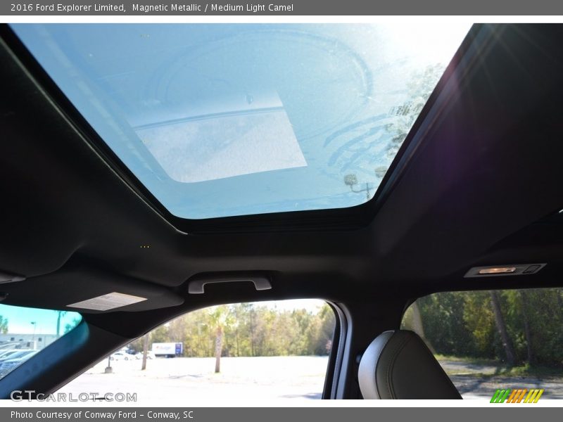 Magnetic Metallic / Medium Light Camel 2016 Ford Explorer Limited