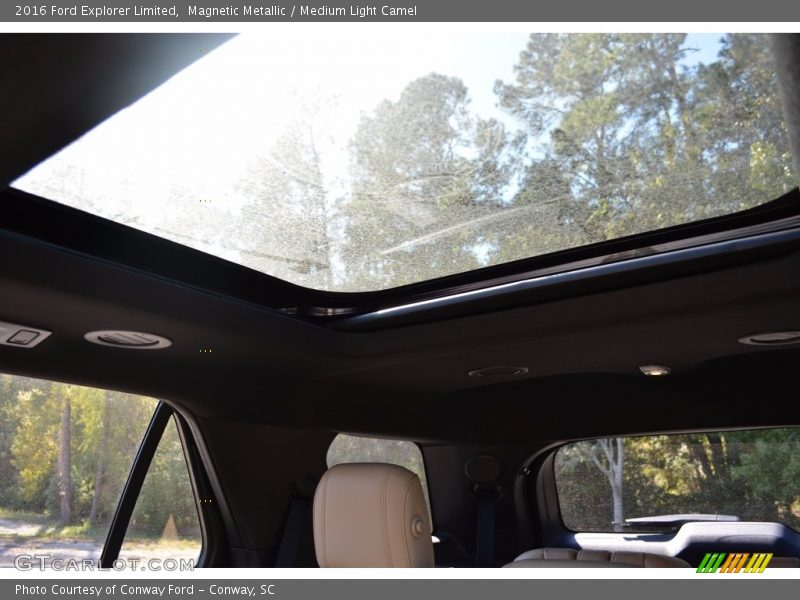 Magnetic Metallic / Medium Light Camel 2016 Ford Explorer Limited