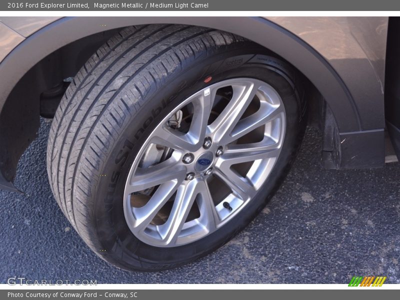 Magnetic Metallic / Medium Light Camel 2016 Ford Explorer Limited