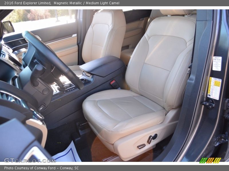 Magnetic Metallic / Medium Light Camel 2016 Ford Explorer Limited