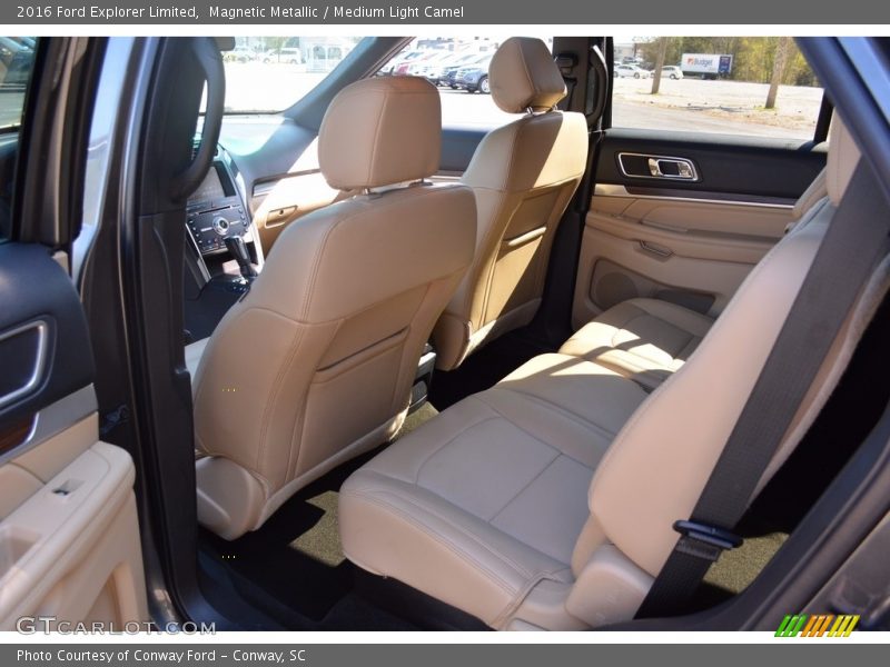 Magnetic Metallic / Medium Light Camel 2016 Ford Explorer Limited