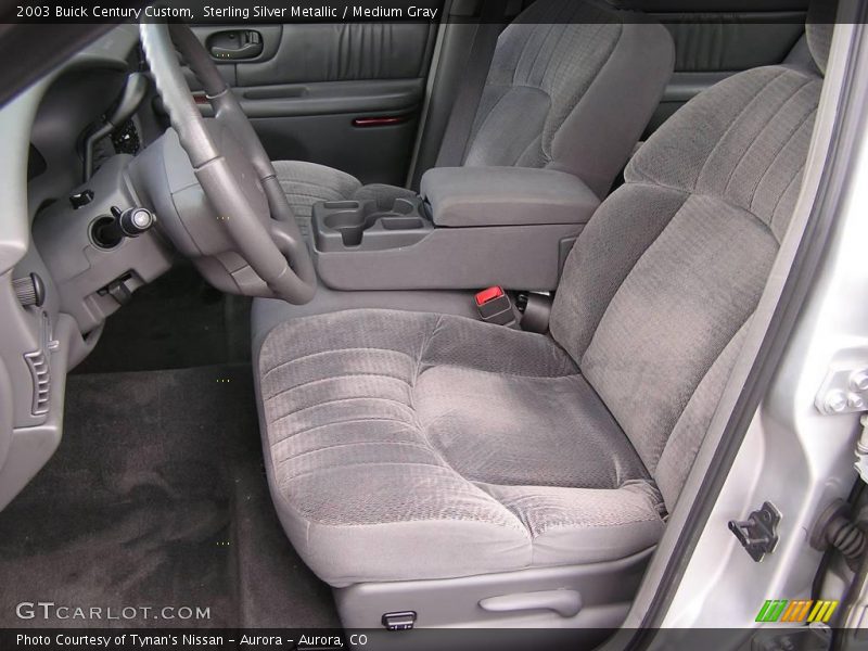 Sterling Silver Metallic / Medium Gray 2003 Buick Century Custom