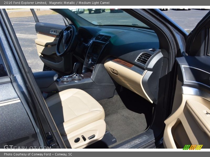 Magnetic Metallic / Medium Light Camel 2016 Ford Explorer Limited