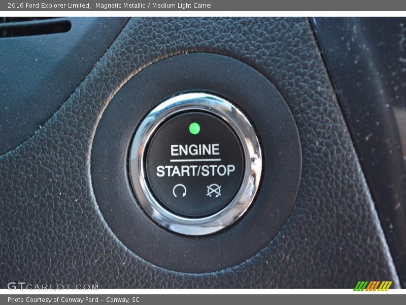 Magnetic Metallic / Medium Light Camel 2016 Ford Explorer Limited