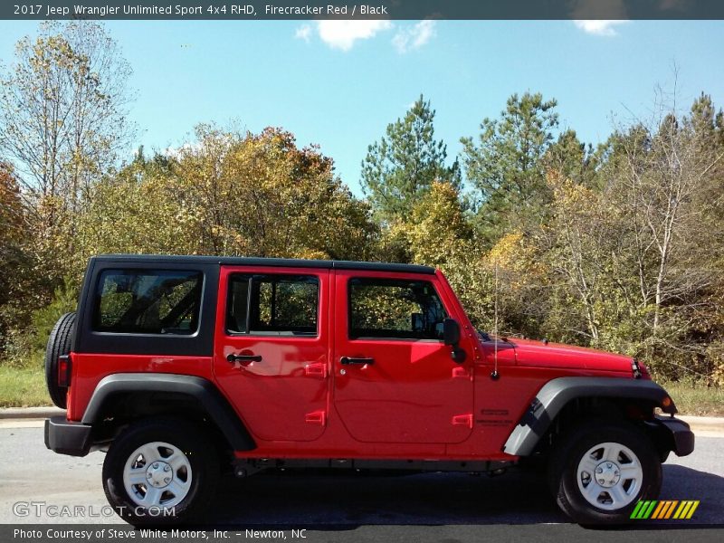 Firecracker Red / Black 2017 Jeep Wrangler Unlimited Sport 4x4 RHD