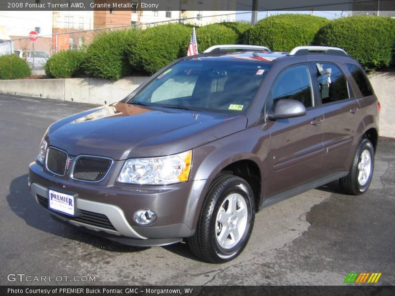 Granite Metallic / Ebony 2008 Pontiac Torrent AWD