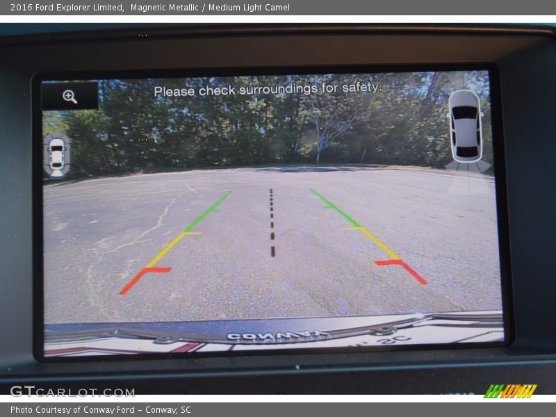 Magnetic Metallic / Medium Light Camel 2016 Ford Explorer Limited