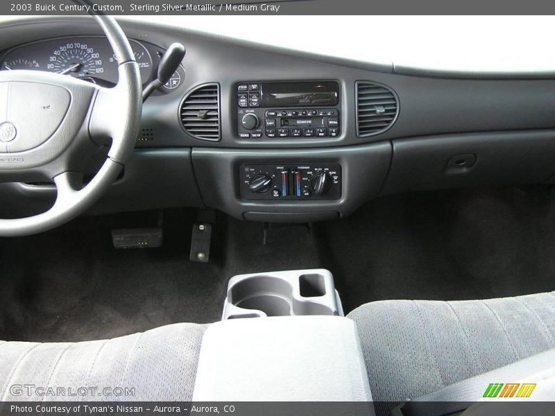 Sterling Silver Metallic / Medium Gray 2003 Buick Century Custom