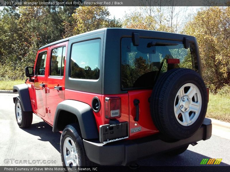 Firecracker Red / Black 2017 Jeep Wrangler Unlimited Sport 4x4 RHD