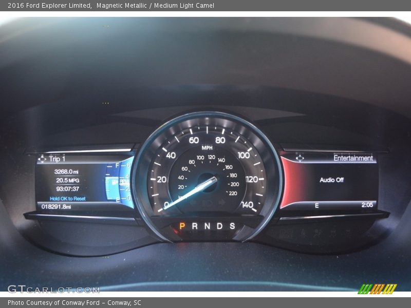 Magnetic Metallic / Medium Light Camel 2016 Ford Explorer Limited