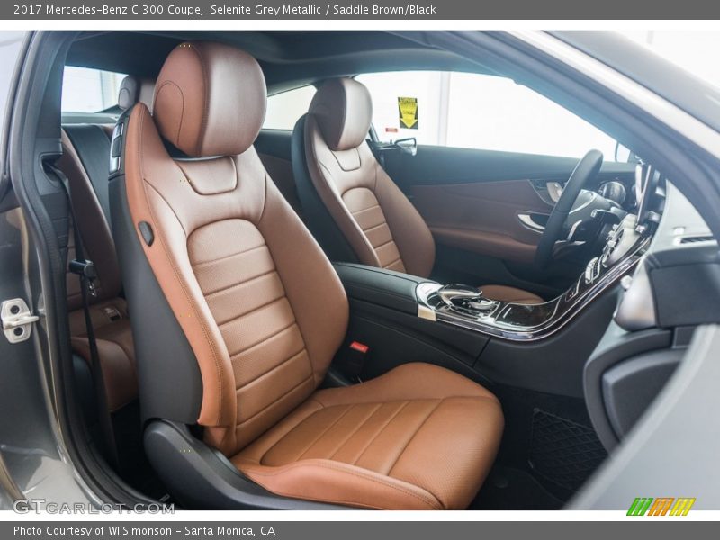  2017 C 300 Coupe Saddle Brown/Black Interior