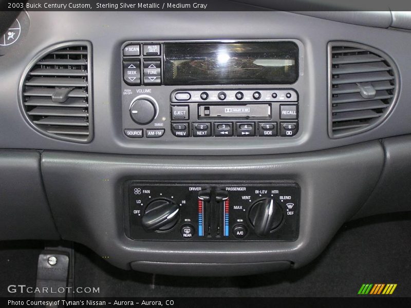 Sterling Silver Metallic / Medium Gray 2003 Buick Century Custom