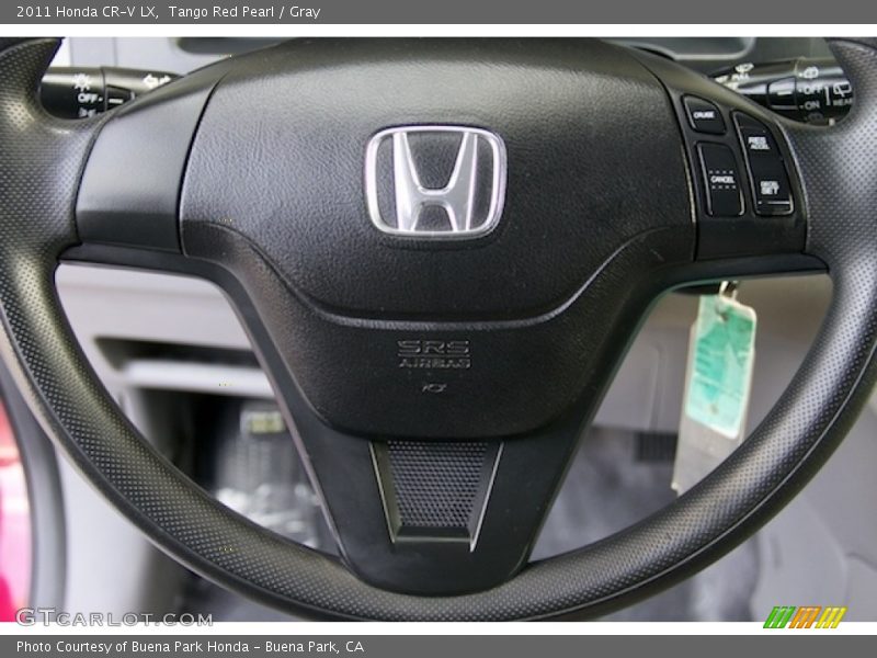 Tango Red Pearl / Gray 2011 Honda CR-V LX