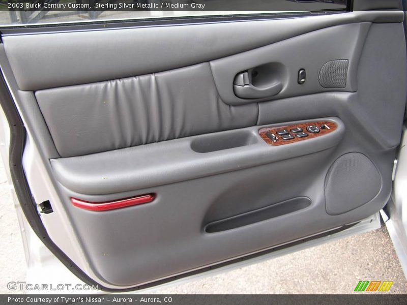 Sterling Silver Metallic / Medium Gray 2003 Buick Century Custom