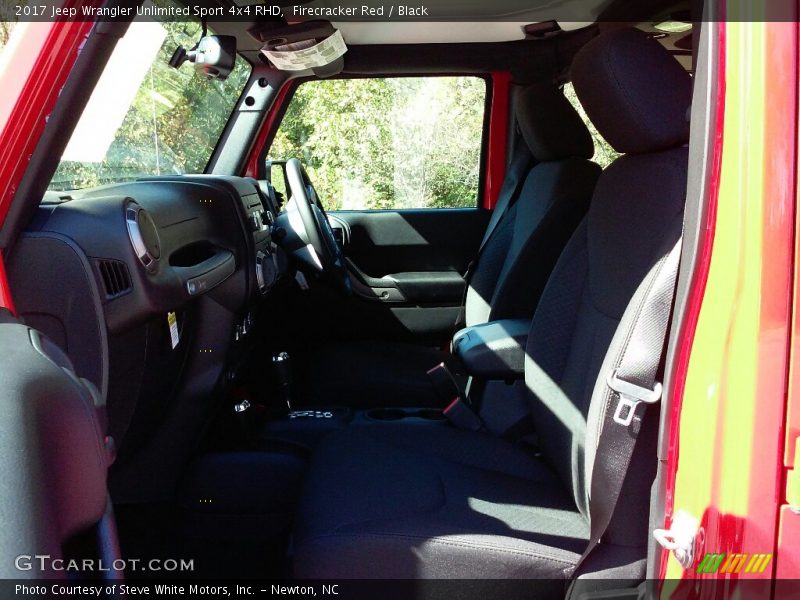 Firecracker Red / Black 2017 Jeep Wrangler Unlimited Sport 4x4 RHD